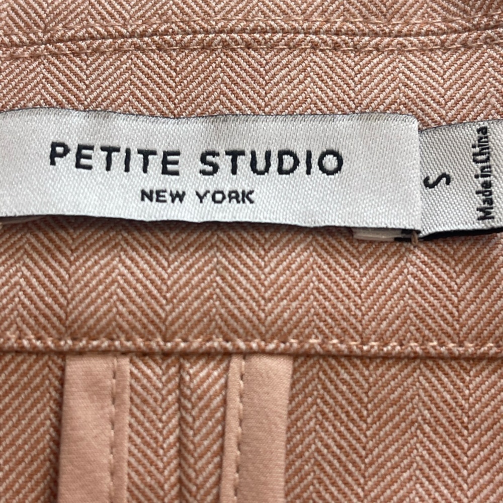 Petite Studio Tailored Dusty Rose Blazer Size Small – Classic Minimalist Style - Picture 8 of 9